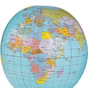 Giant Inflatable Globe 40 inches tall